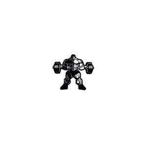 Metal Sticker -body builder