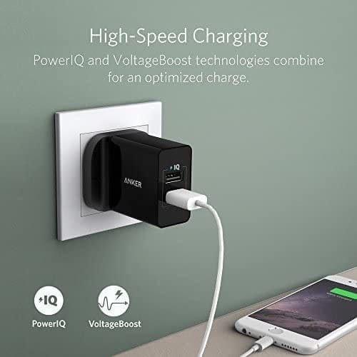 Gadget Store -ANKER 24W 2 port USB Plug