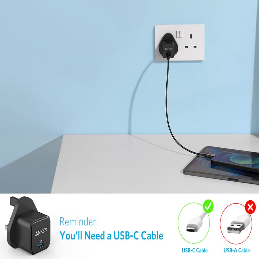 Gadget Store - ANKER PowerPort III Cube 20W Type-C Plug