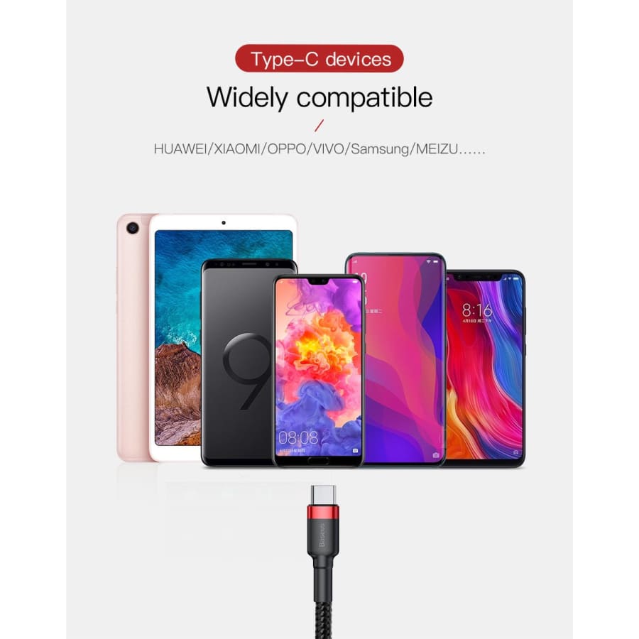 Gadget Store -BASEUS Cafule Series USB to Type-C charger