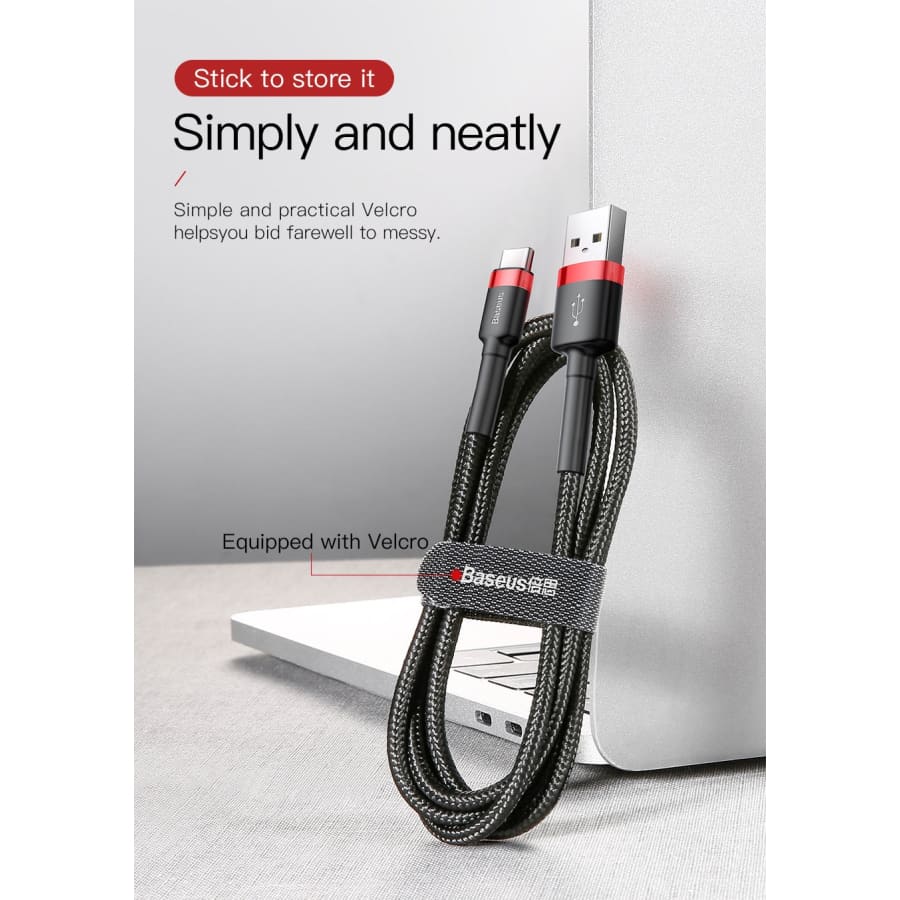 Gadget Store -BASEUS Cafule Series USB to Type-C charger