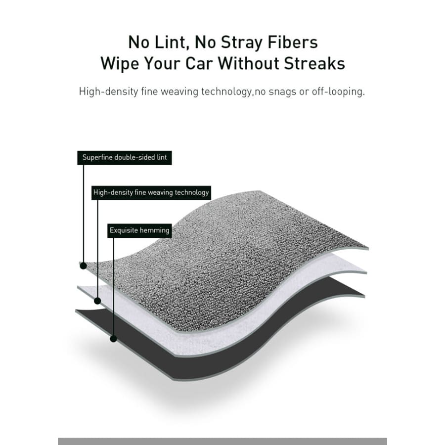 Gadget Store - Baseus Car Washing Towel Small Two Pieces