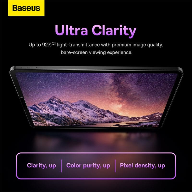 gadget store- BASEUS Crystal Series Tempered Glass Screen