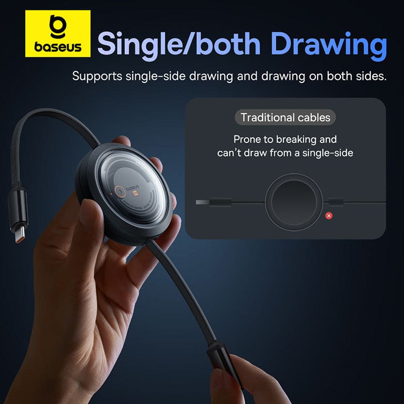 Gadget Store- Baseus Free2Draw Mini Retractable Charging
