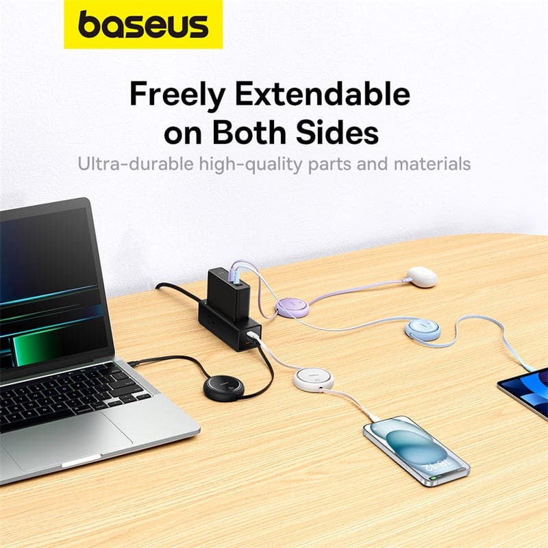 Gadget Store- Baseus Free2Draw Mini Retractable Charging