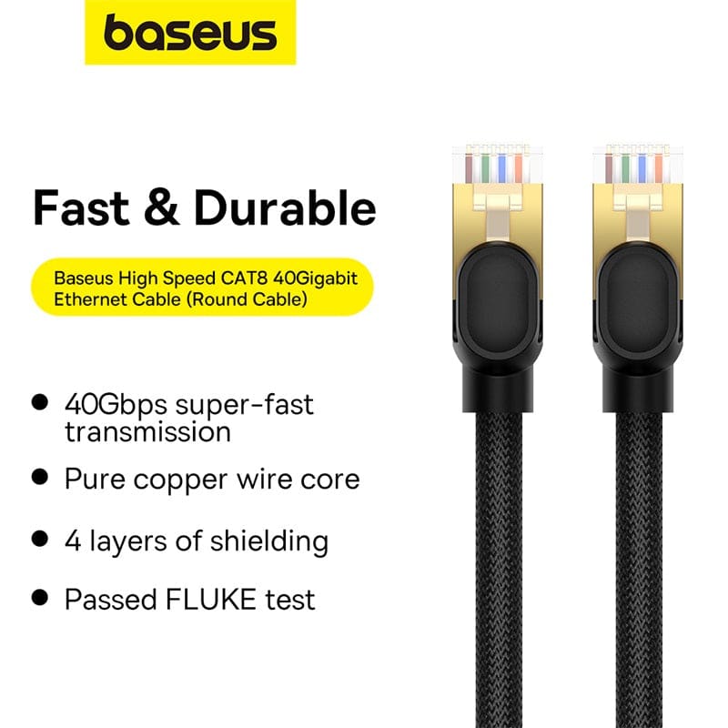 Gadget Store- BASEUS High Speed CAT8 40Gigabit Ethernet