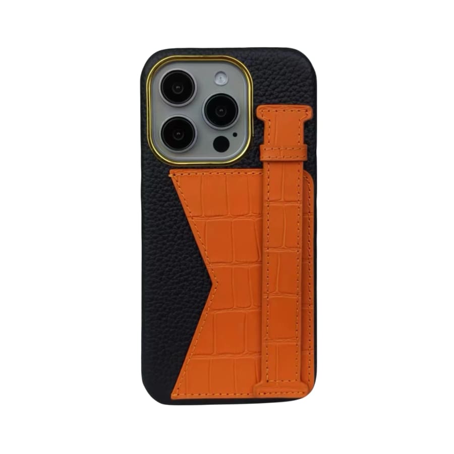 Gadget Store- GS Black Cover Genuine Togo Leather with
