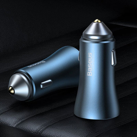 Gadget Store - بيزوس قولدن كونتراكتور برو - شاحن سيارة يو اس