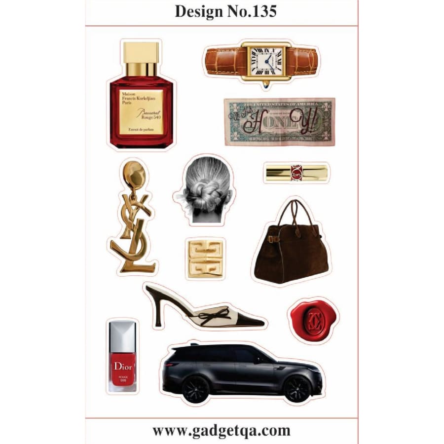 اشترِ ملصقات 2 للتخصيص والتزيين في قطر - Design No. 135