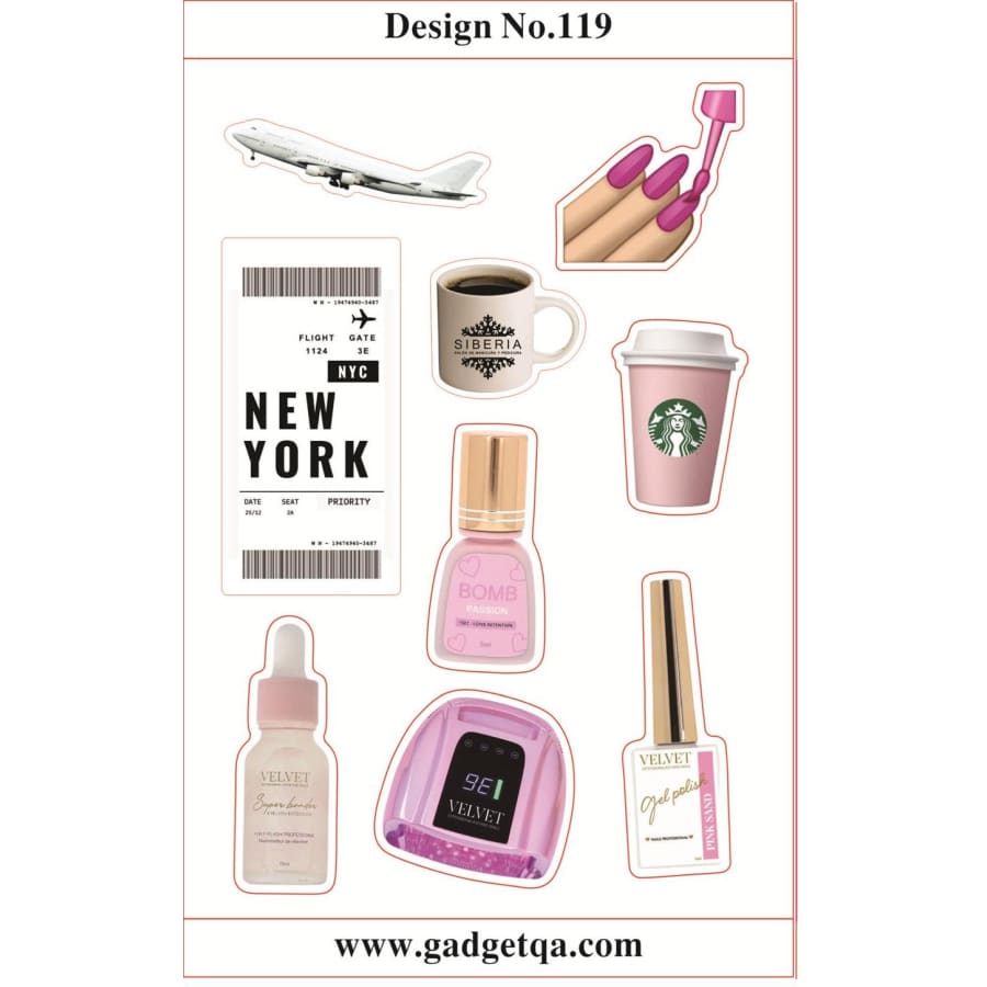 اشترِ ملصقات 2 للتخصيص والتزيين في قطر - Design No. 119