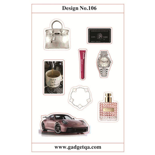 اشترِ ملصقات 2 للتخصيص والتزيين في قطر - Design No. 106