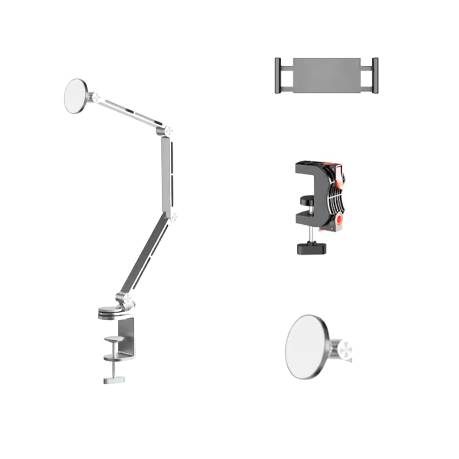 حاملة جوال وآيباد مريحة مع ذراع مرن – مثالي للاستخدام بدون