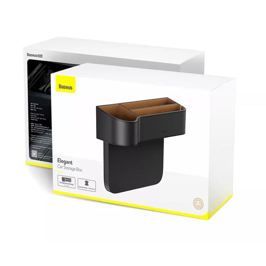 Gadget Store - قطعة تخزين للسيارة من الجلد Baseus BASEUS