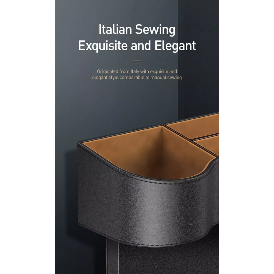 Gadget Store - قطعة تخزين للسيارة من الجلد Baseus BASEUS